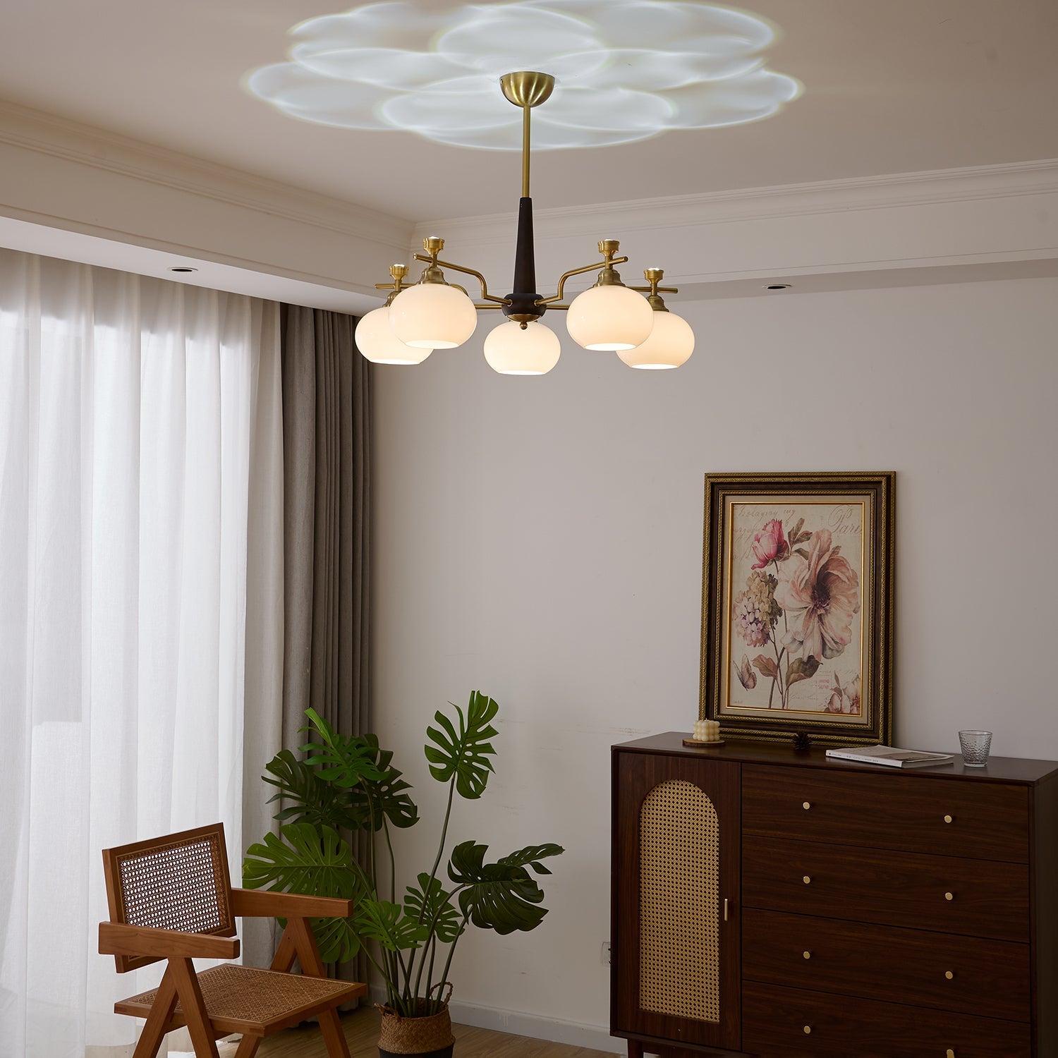 Alistair Sphere Chandelier - Blowlighting