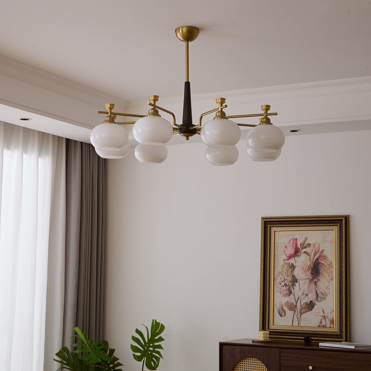 Alistair Sphere Chandelier - Blowlighting