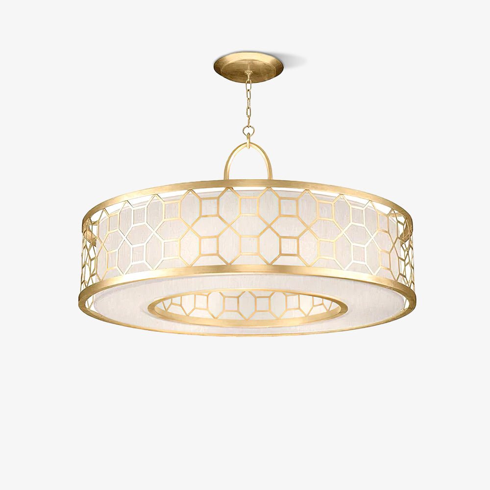 Arshaor Premium Elegance Round Copper Glass Pendant light - Blowlighting