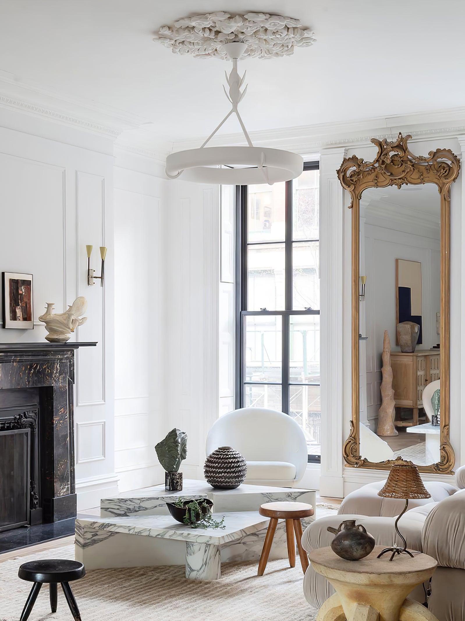 Tinsley Plaster Chandelier - Blowlighting