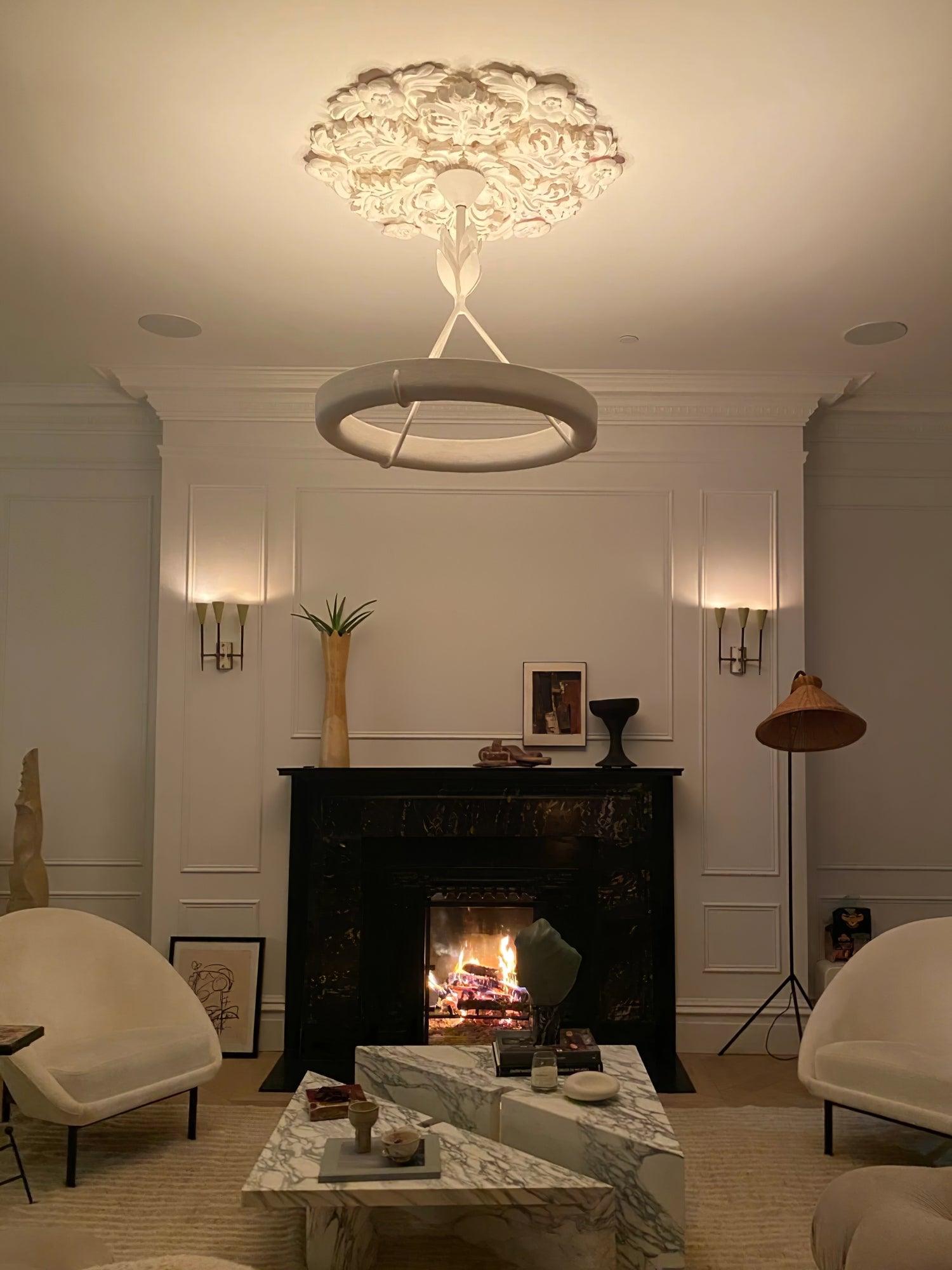 Tinsley Plaster Chandelier - Blowlighting