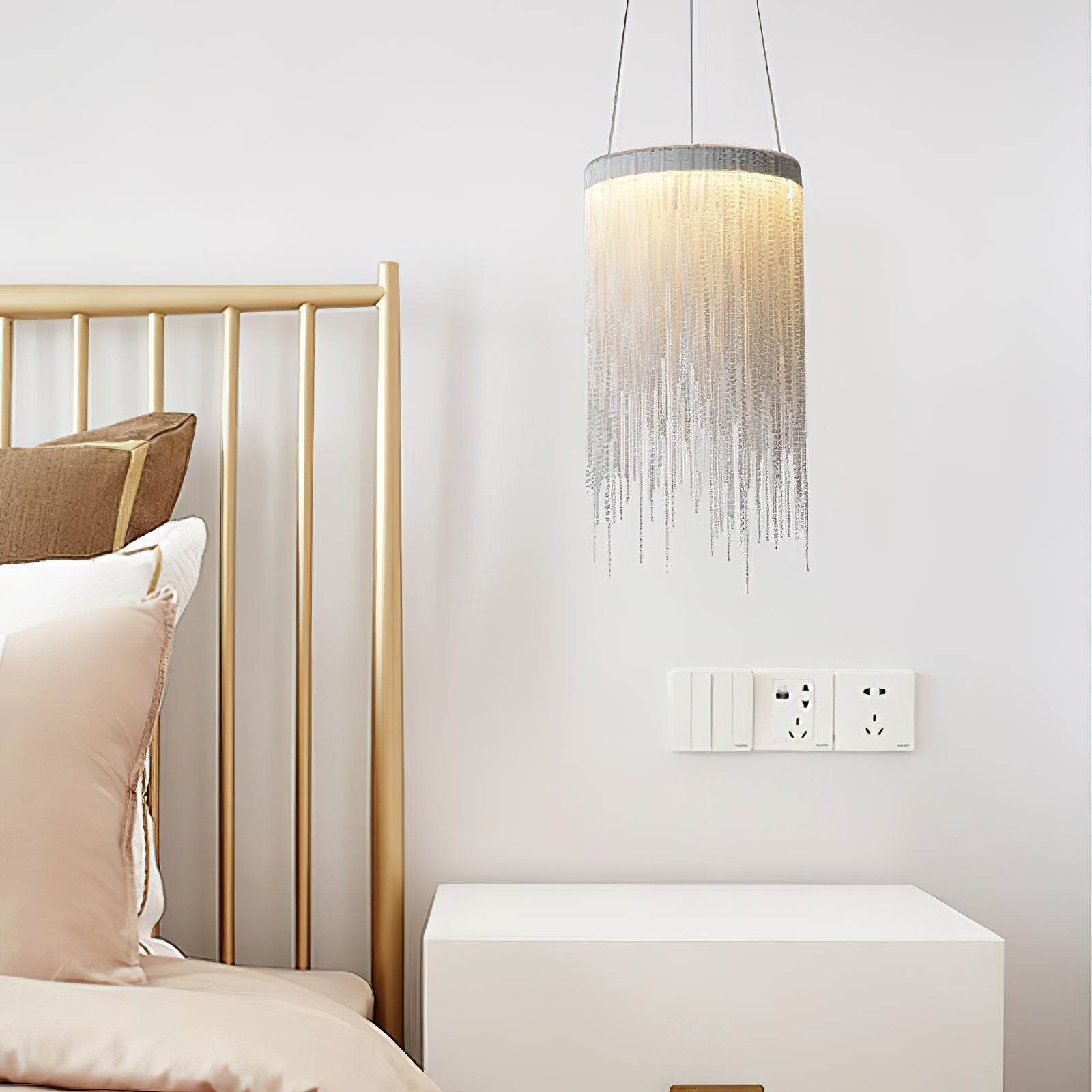 Aluminum Chain Tassel Pendant Light - Blowlighting