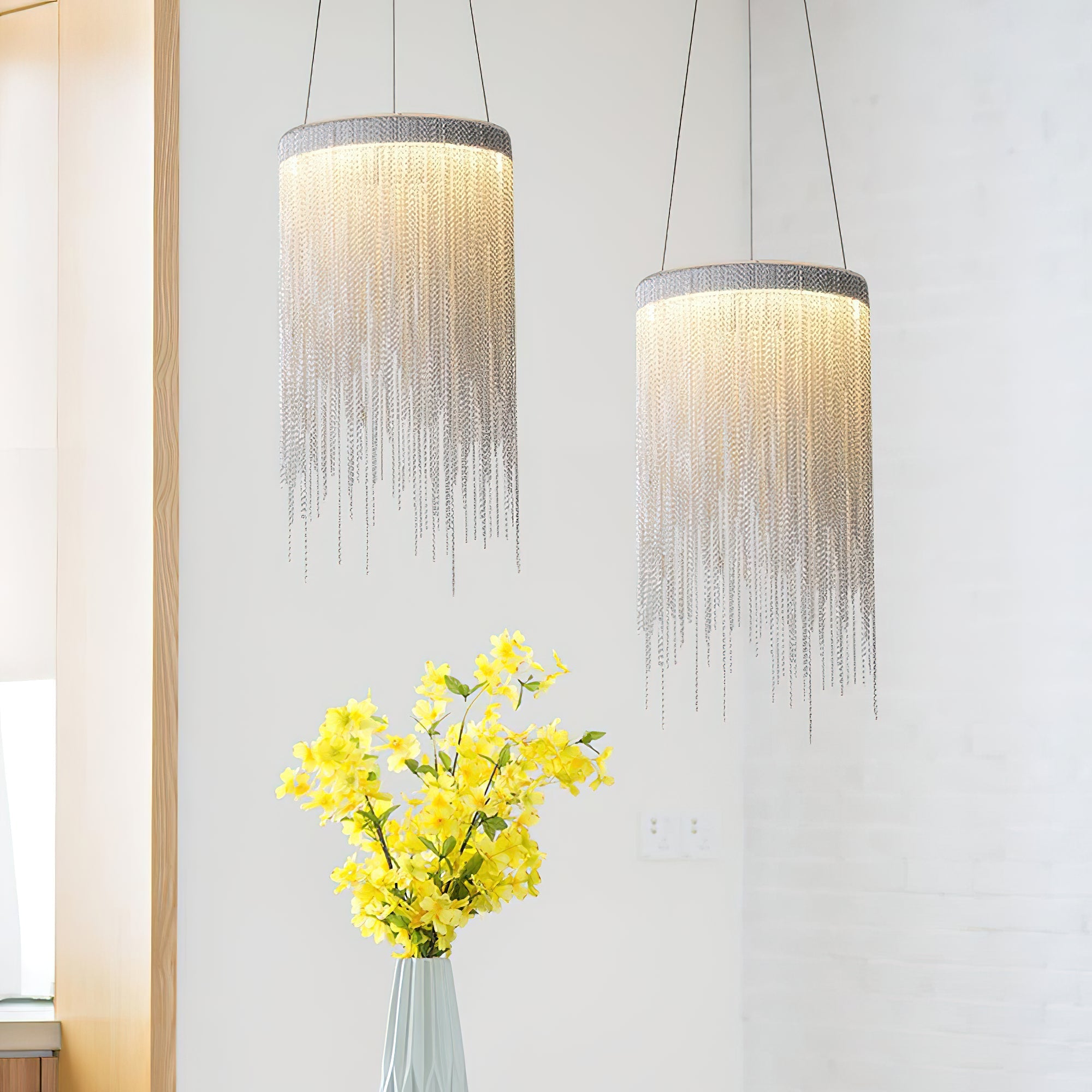 Aluminum Chain Tassel Pendant Light - Blowlighting