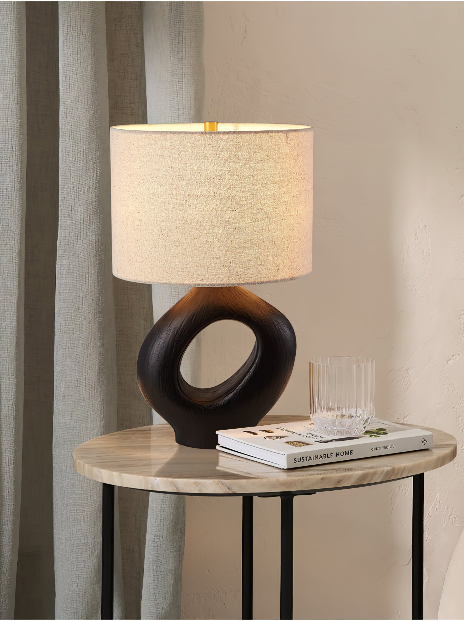 Amara Sculptural Table Lamp - Blowlighting
