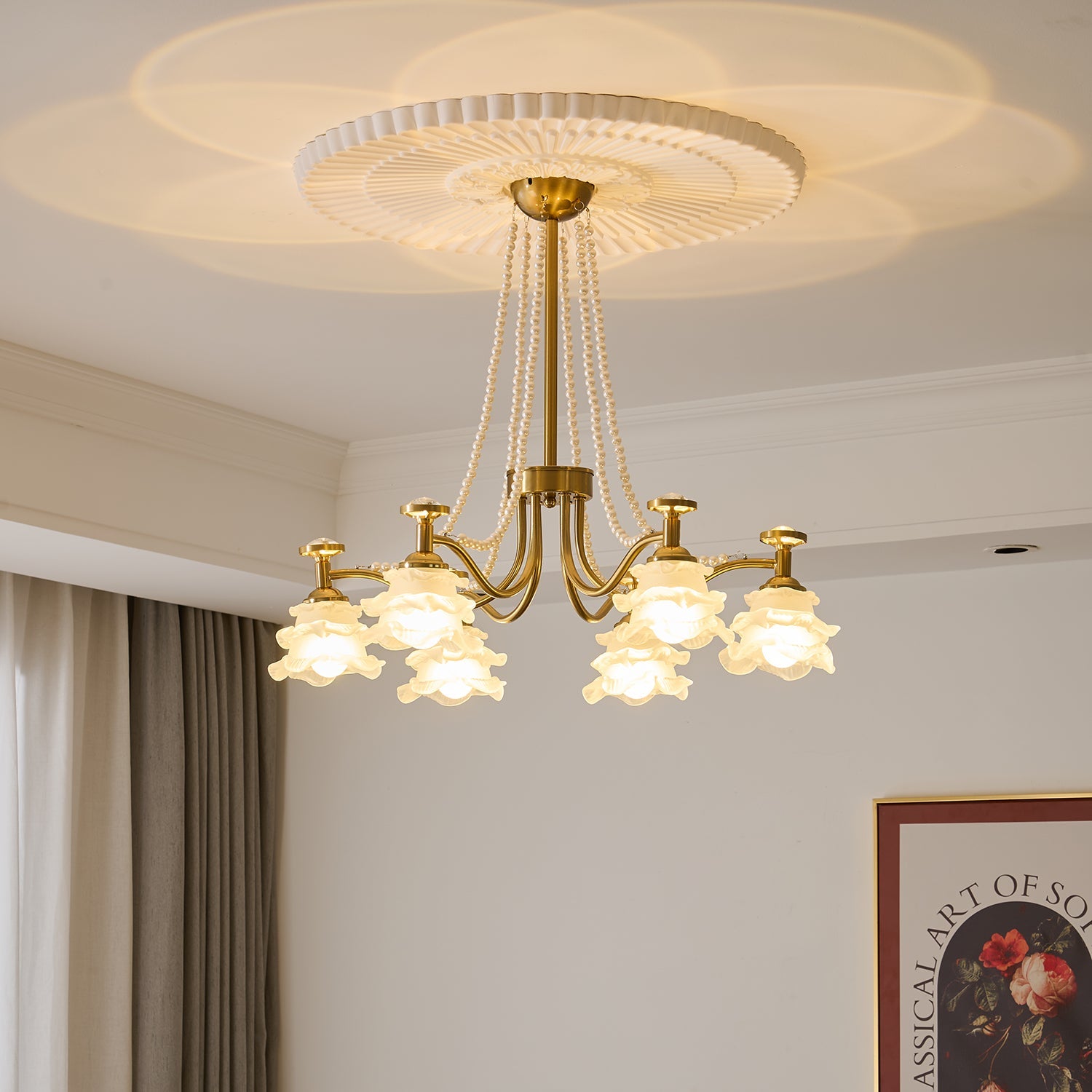 Amaris Rose Chandelier - Blowlighting