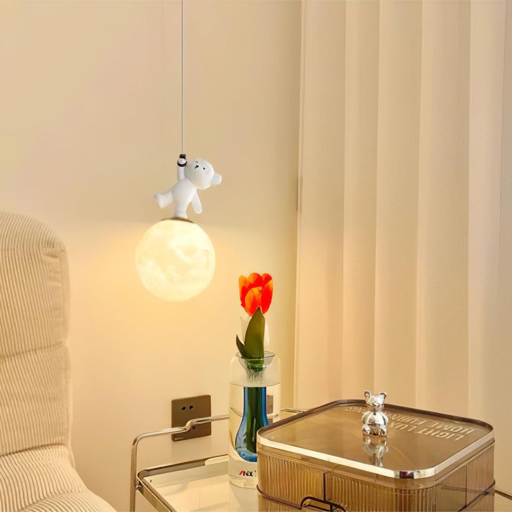 Animal And Moon Pendant Light - Blowlighting