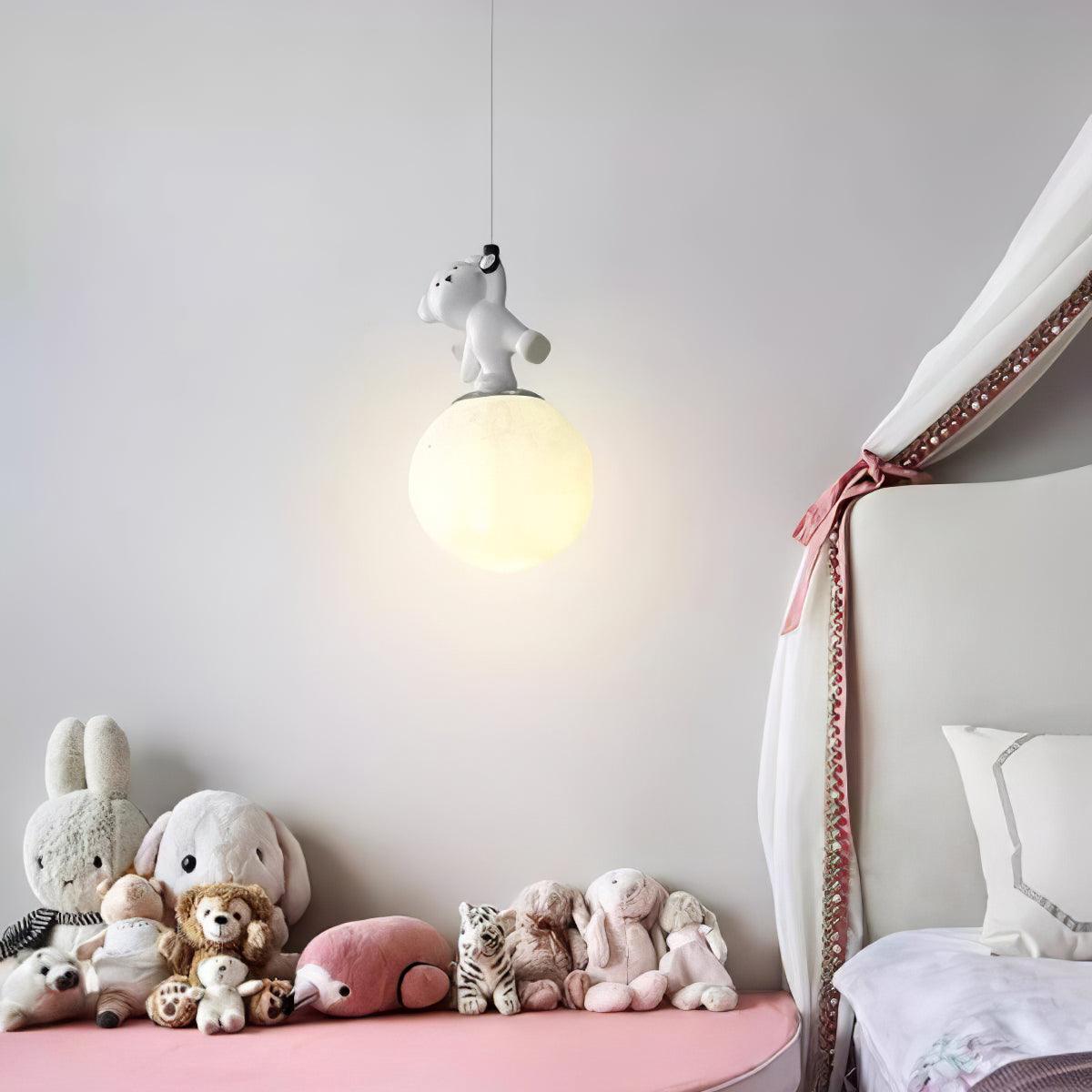 Animal And Moon Pendant Light - Blowlighting