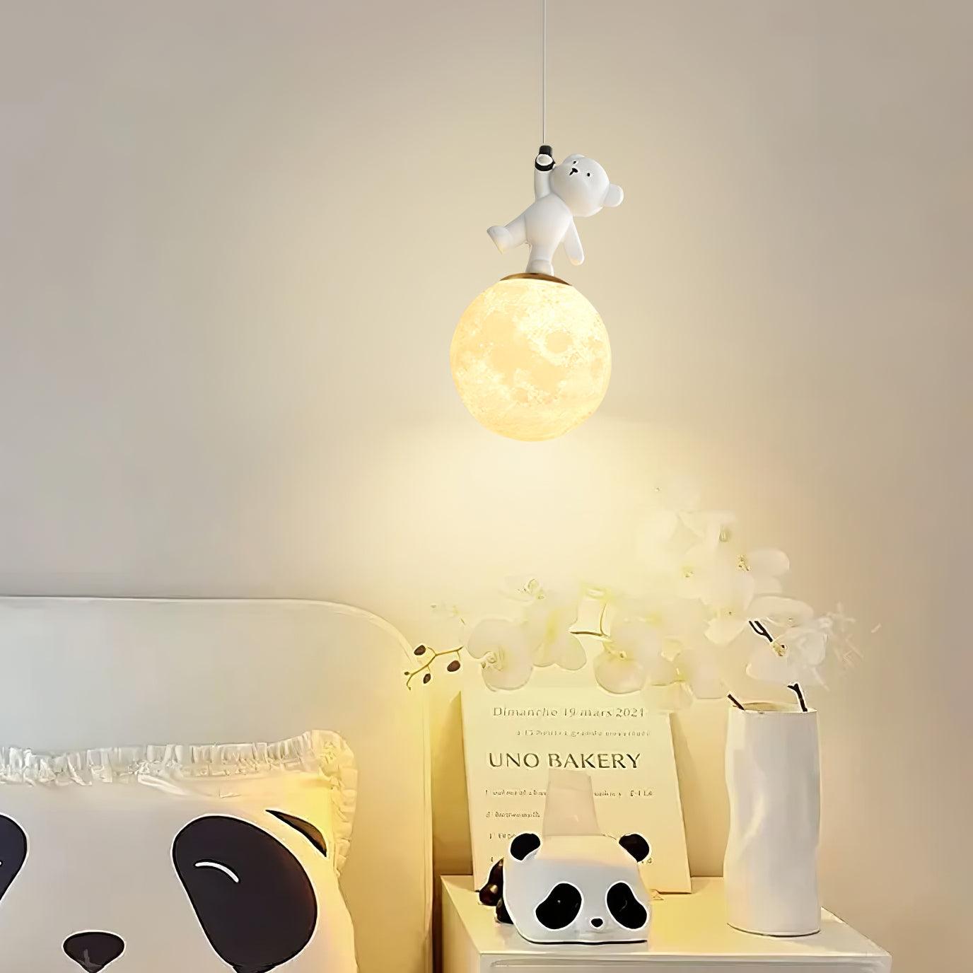 Animal And Moon Pendant Light - Blowlighting
