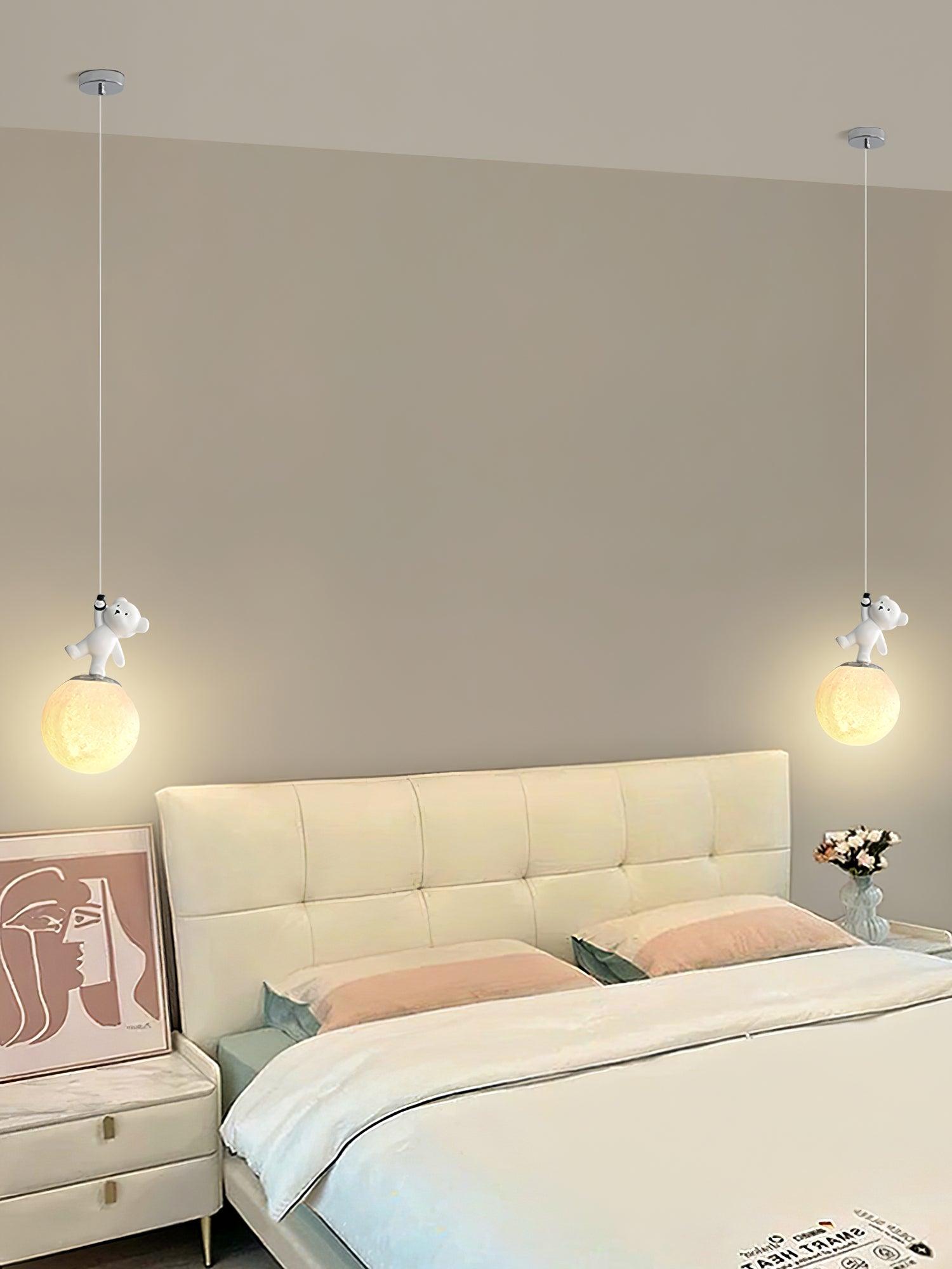 Animal And Moon Pendant Light - Blowlighting