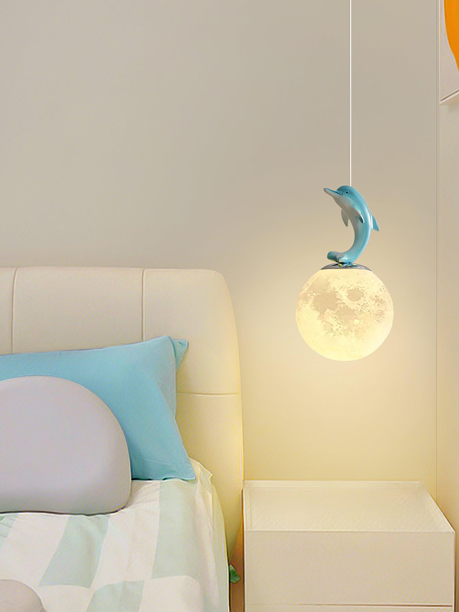 Animal And Moon Pendant Light - Blowlighting