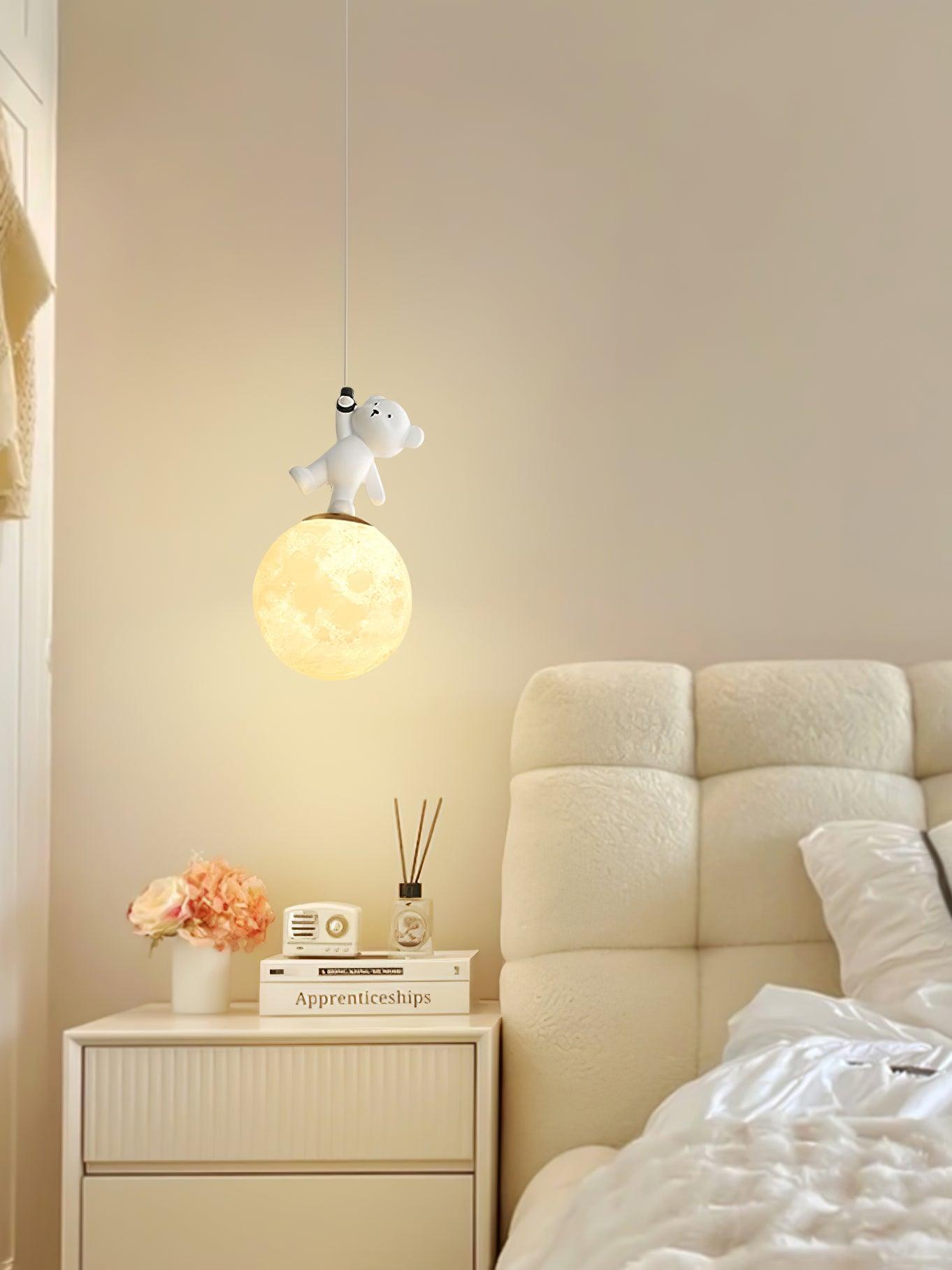 Animal And Moon Pendant Light - Blowlighting