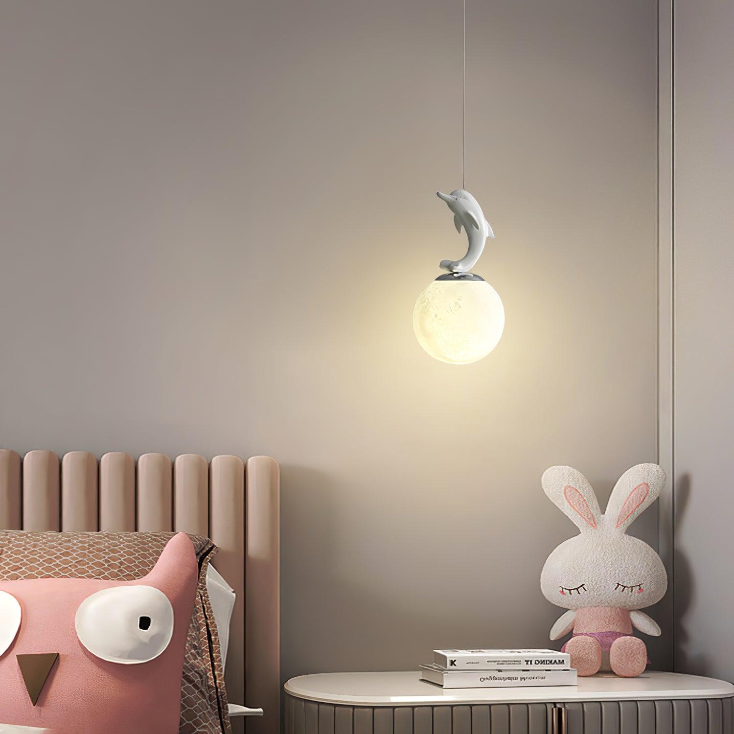 Animal And Moon Pendant Light - Blowlighting