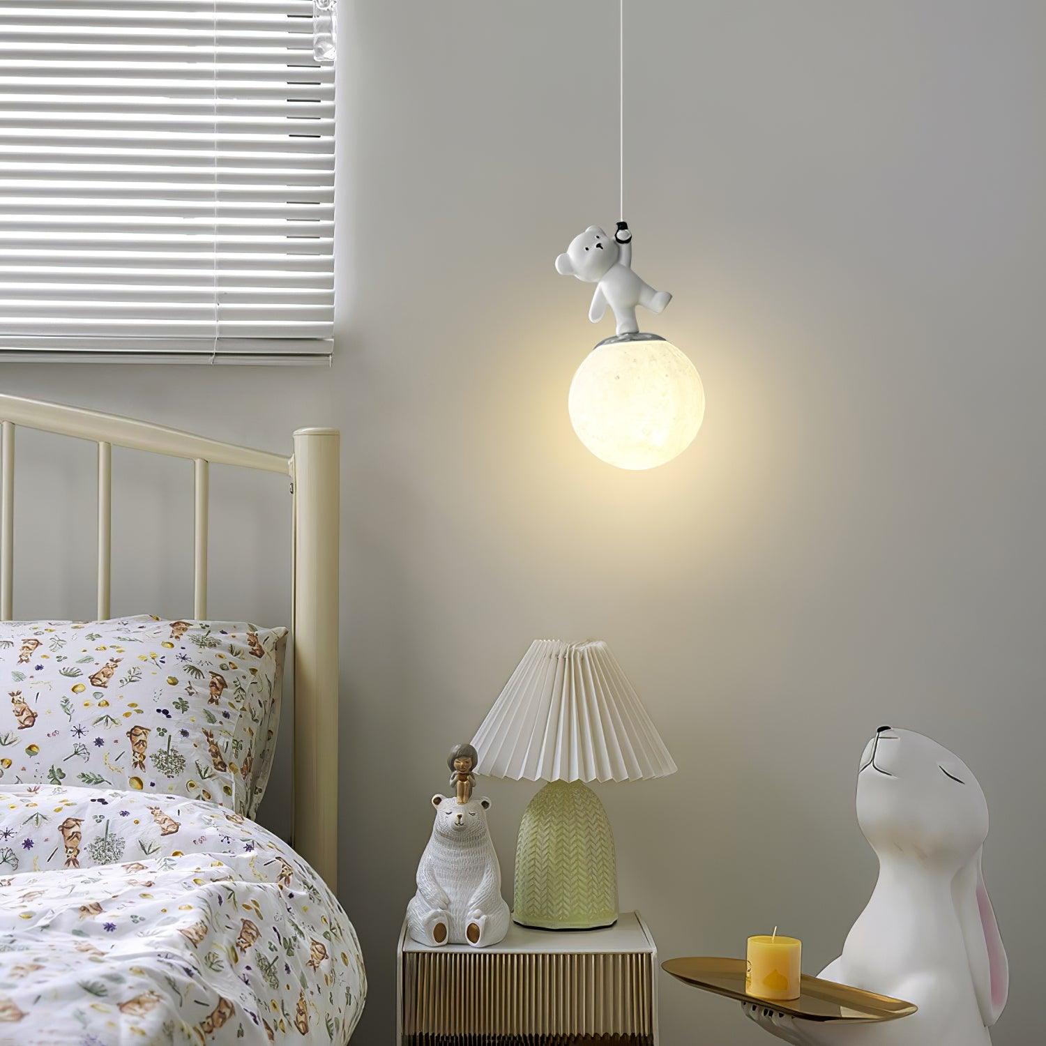 Animal And Moon Pendant Light - Blowlighting