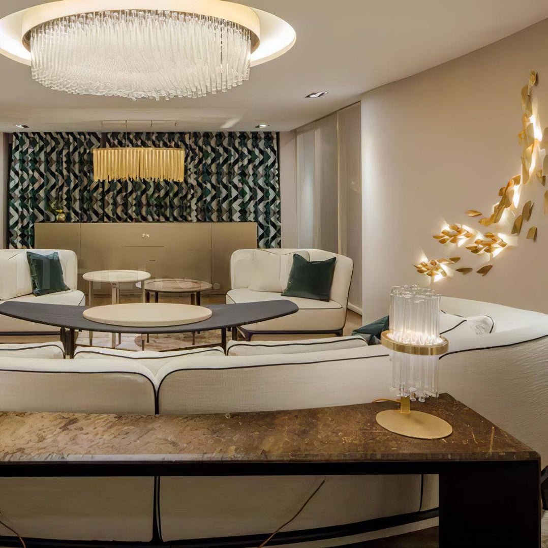 Avynis Abstract Brass Wall Light - Blowlighting