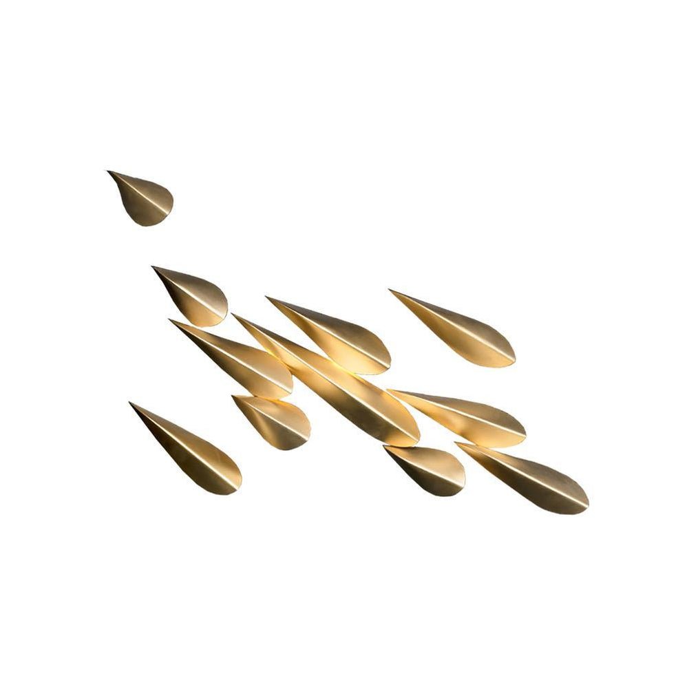 Avynis Abstract Brass Wall Light - Blowlighting