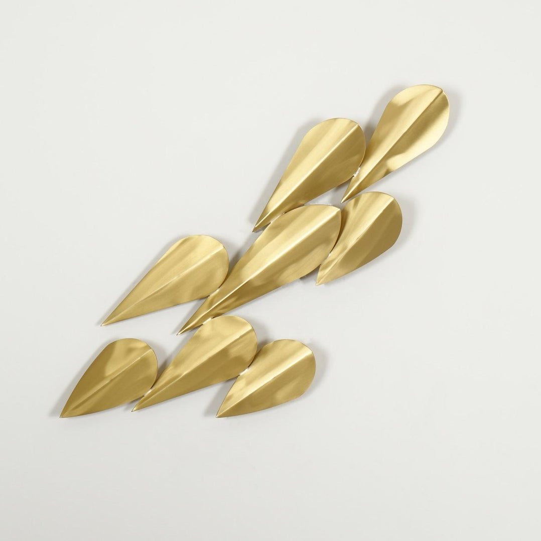 Avynis Abstract Brass Wall Light - Blowlighting