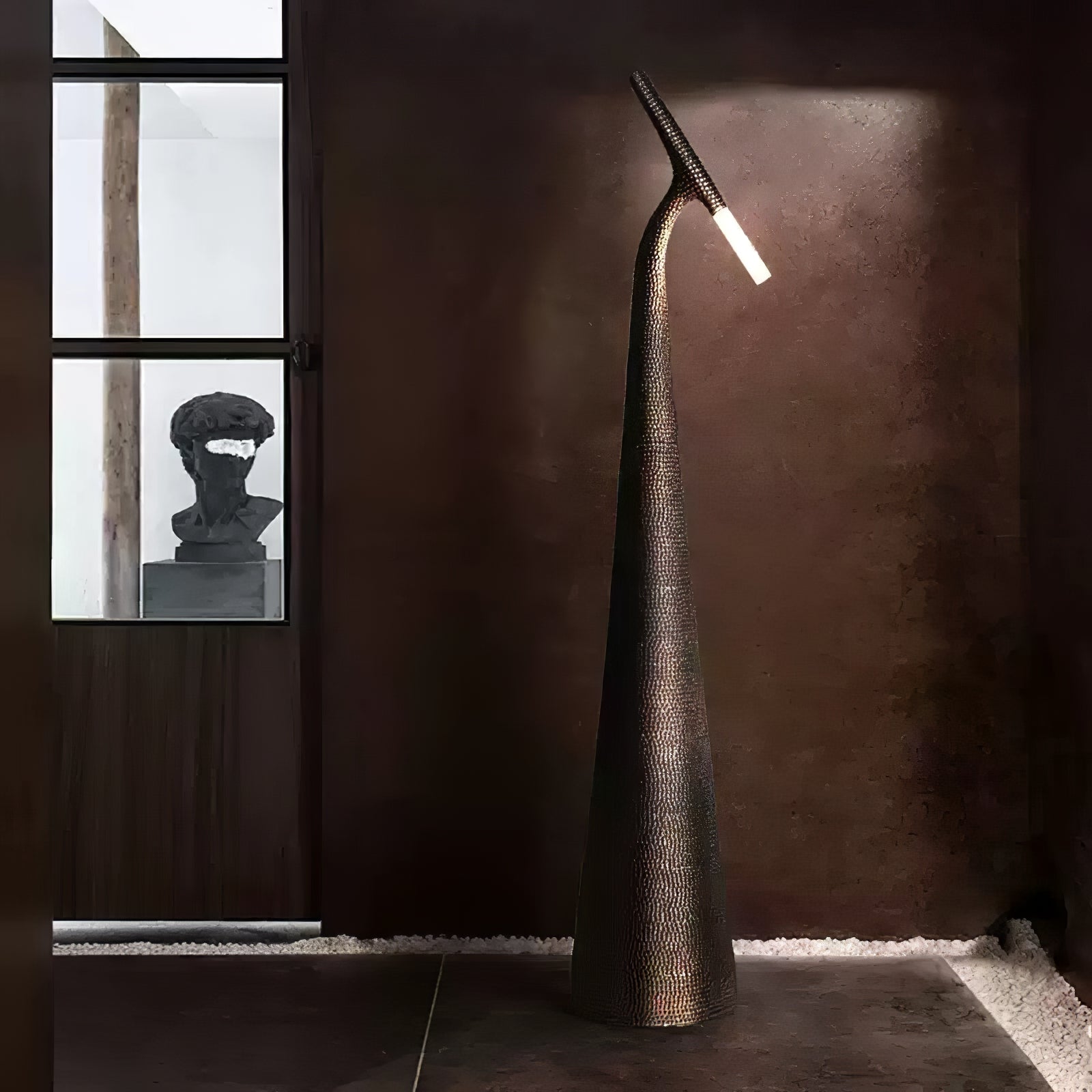 Sysolyra Textured Resin Floor Lamp - Blowlighting