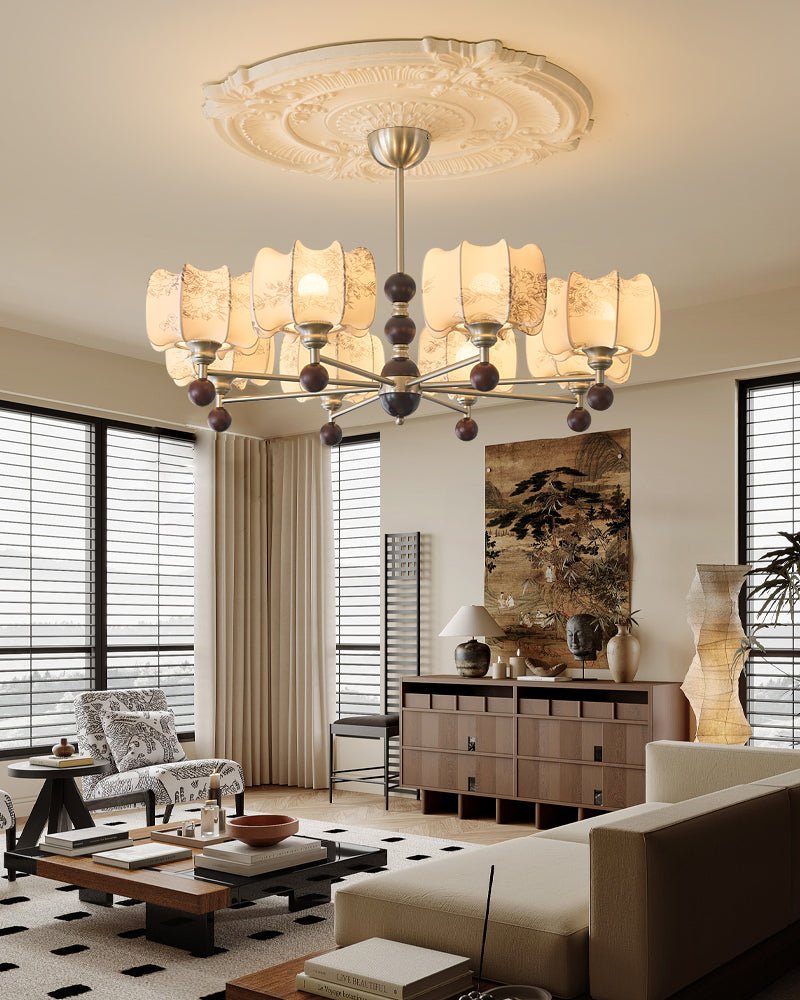 Arboris Floral Chandelier - Blowlighting