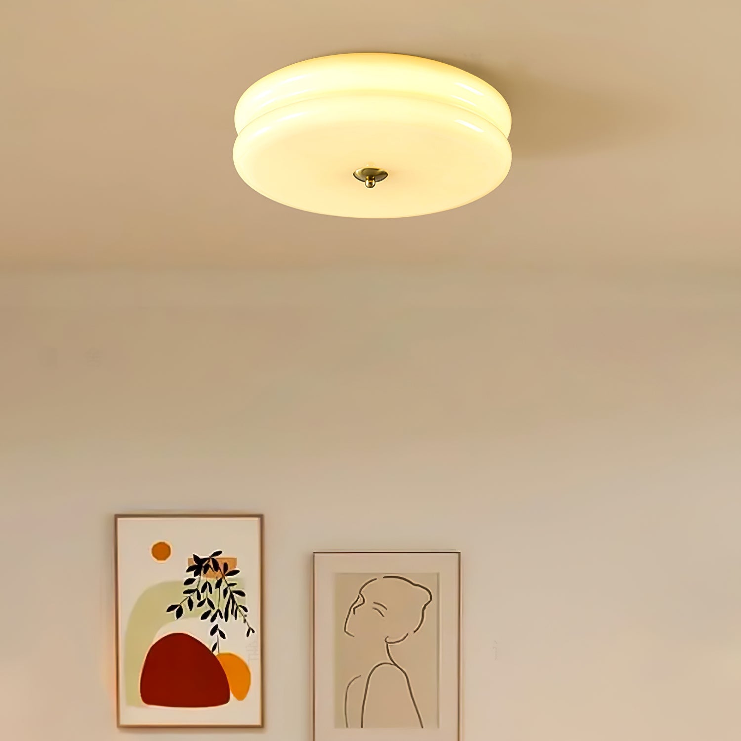 Art Deco Vintage Ceiling Light - Blowlighting