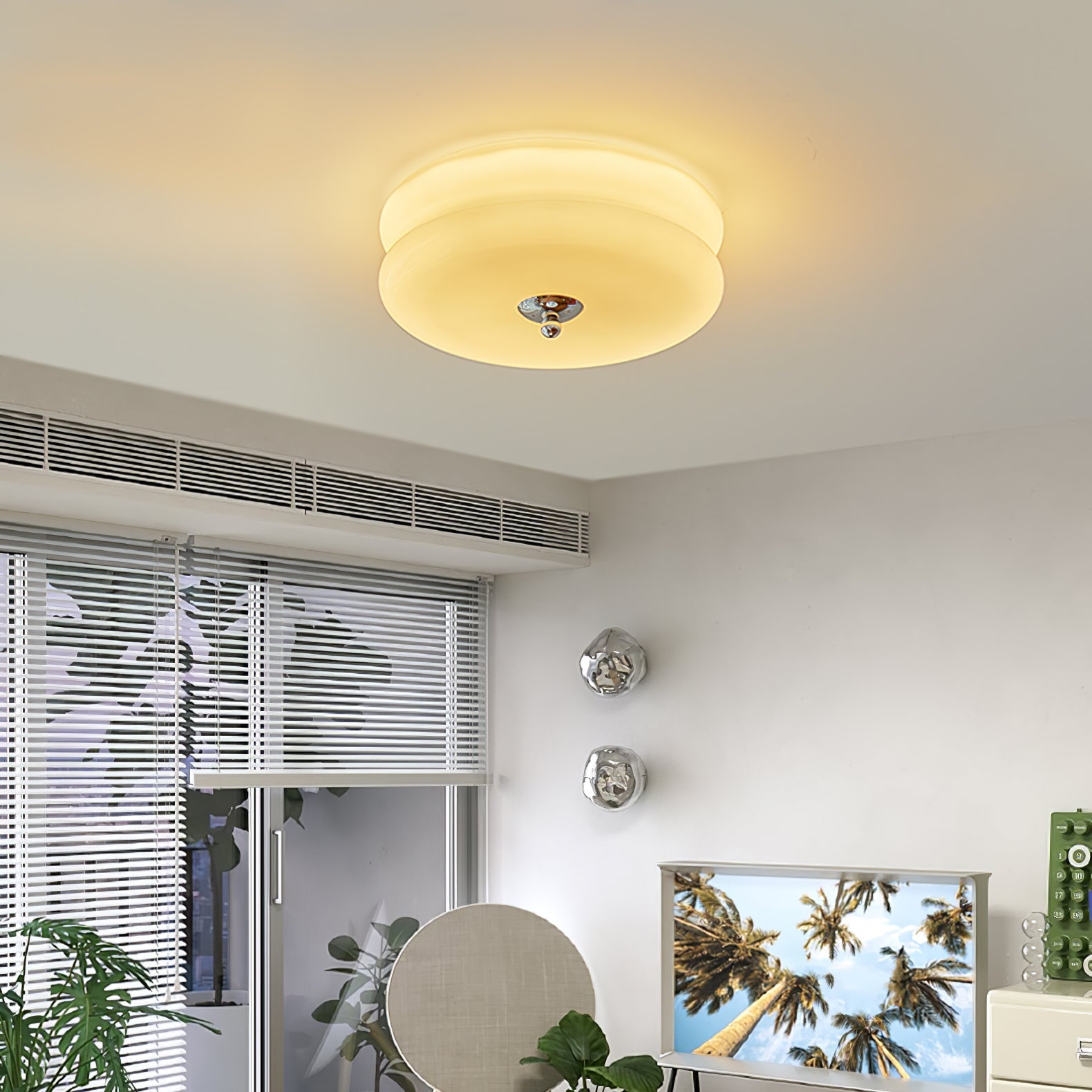 Art Deco Vintage Ceiling Light - Blowlighting