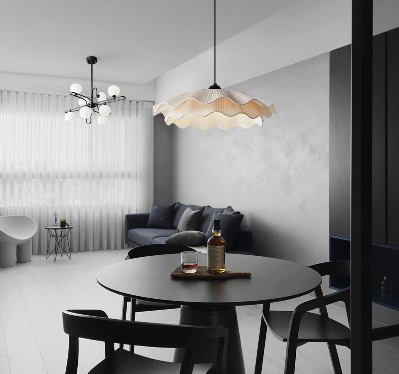 Arwen Fabric Wave Pendant Lamp - Blowlighting