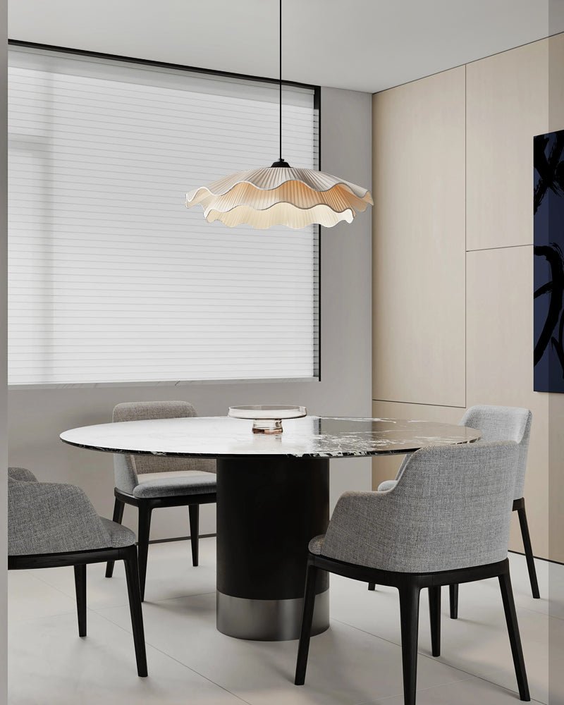 Arwen Fabric Wave Pendant Lamp - Blowlighting