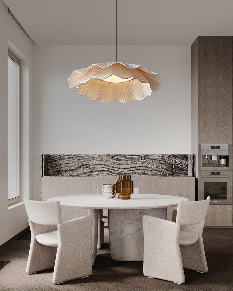 Arwen Fabric Wave Pendant Lamp - Blowlighting