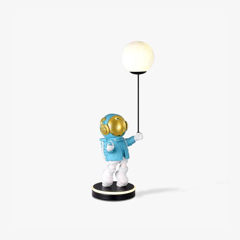 Astronaut and Planet Lamp - Blowlighting