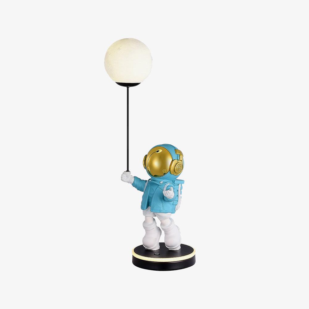Astronaut and Planet Lamp - Blowlighting