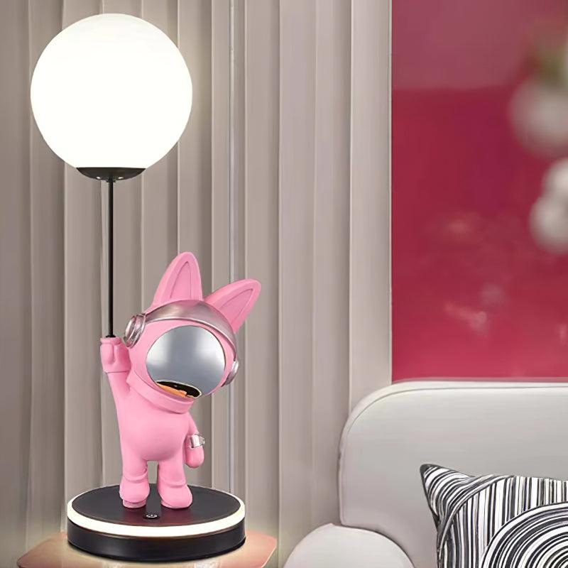 Astronaut and Planet Lamp - Blowlighting