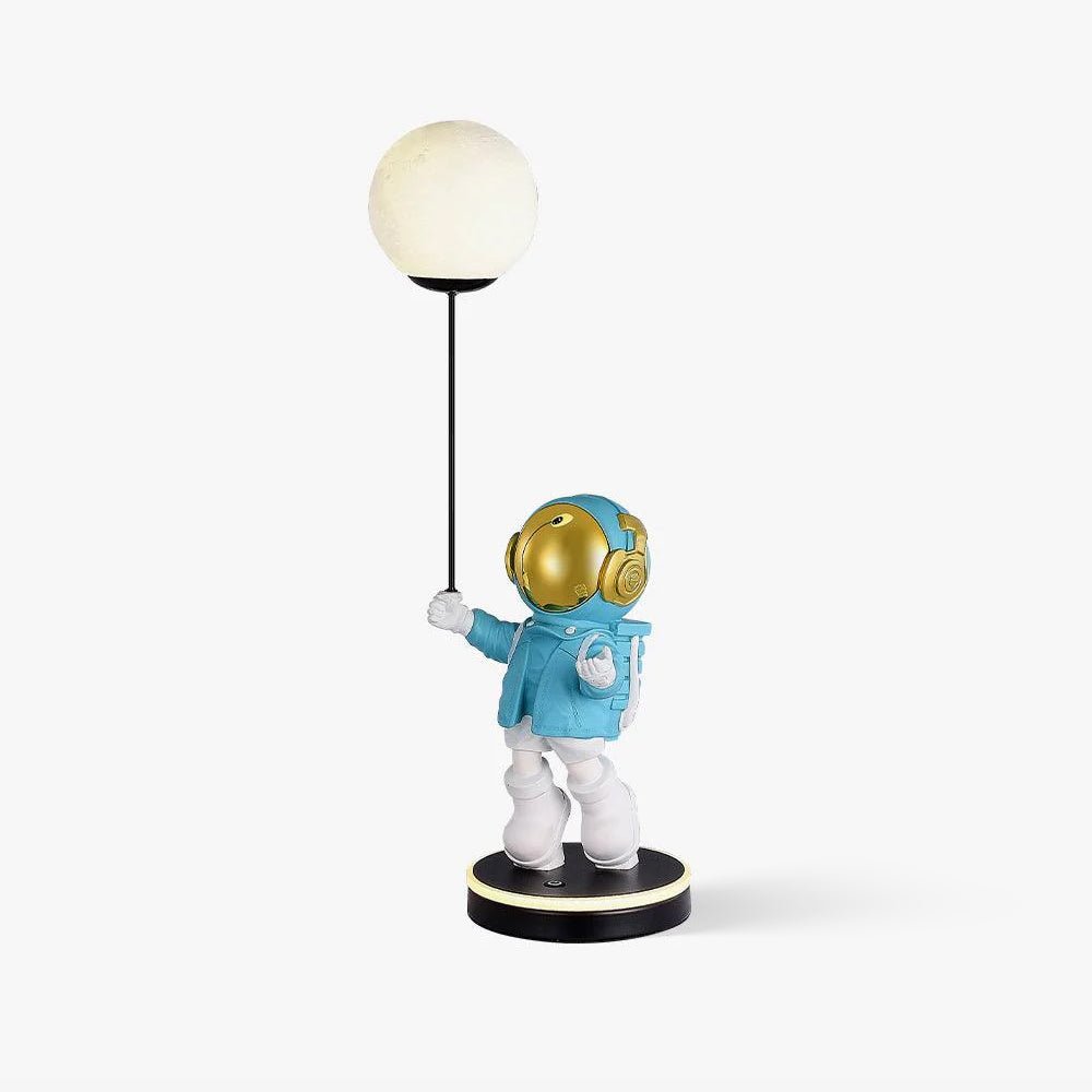 Astronaut and Planet Lamp - Blowlighting