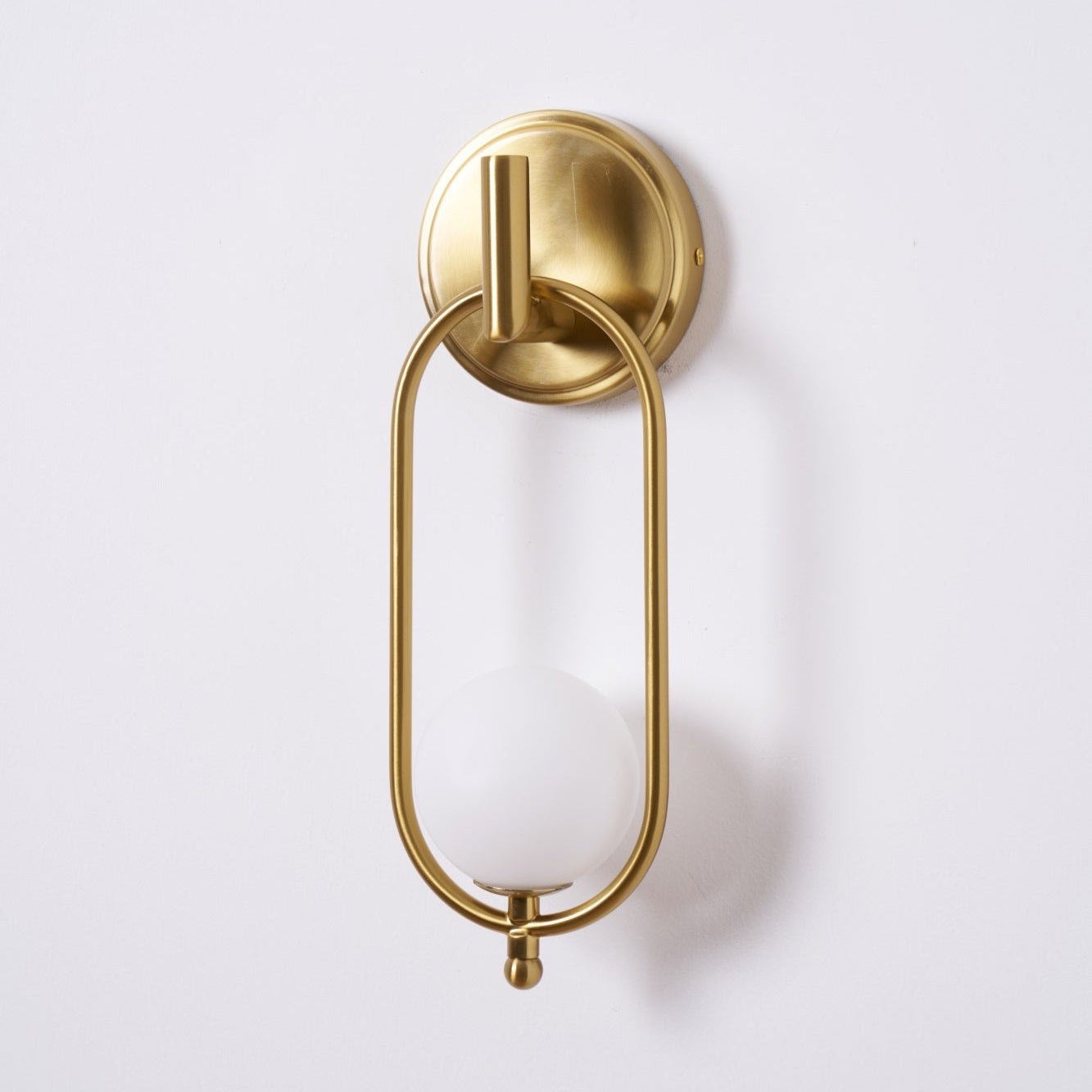 Cumirisra Modern Minimalist Brass Glass Wall Light - Blowlighting