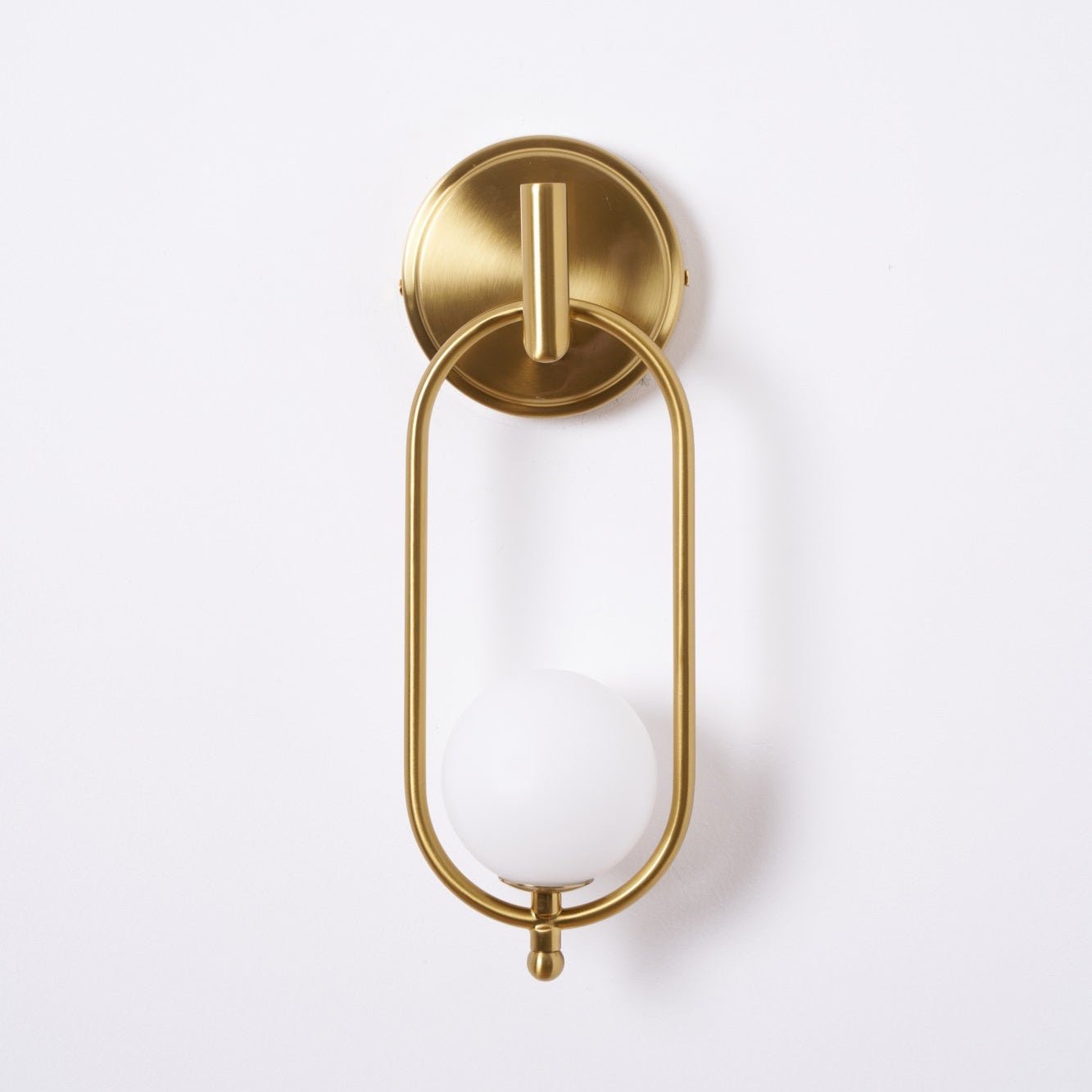 Cumirisra Modern Minimalist Brass Glass Wall Light - Blowlighting