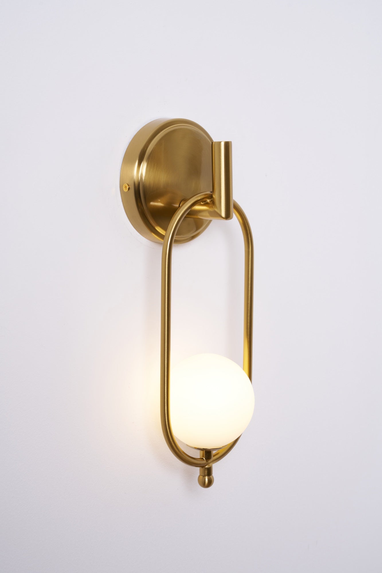 Cumirisra Modern Minimalist Brass Glass Wall Light - Blowlighting