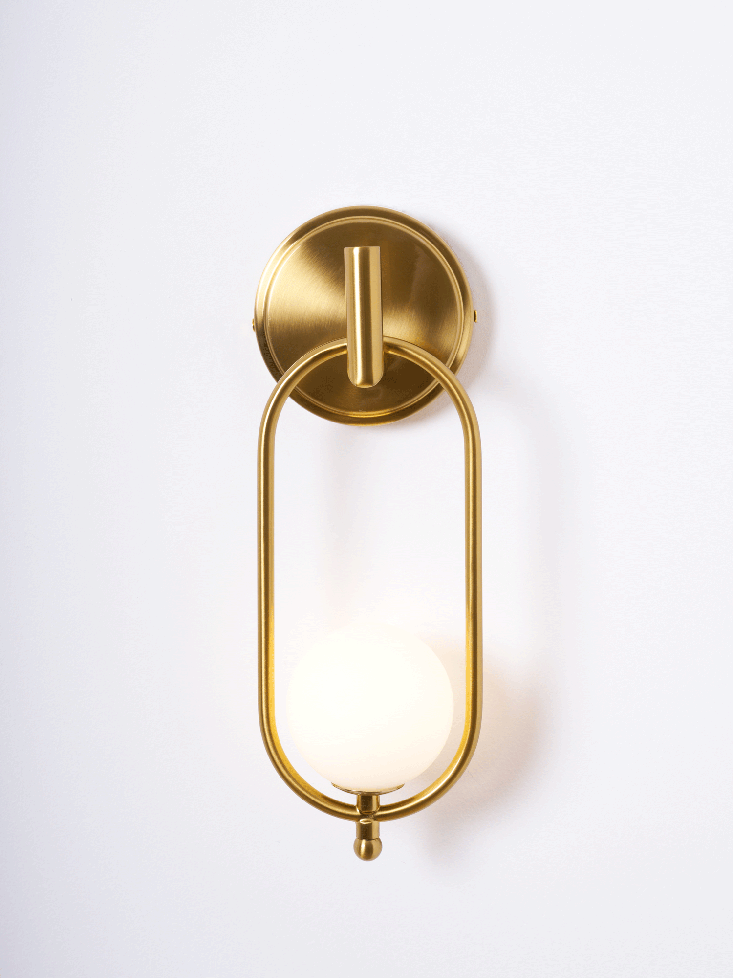 Cumirisra Modern Minimalist Brass Glass Wall Light - Blowlighting