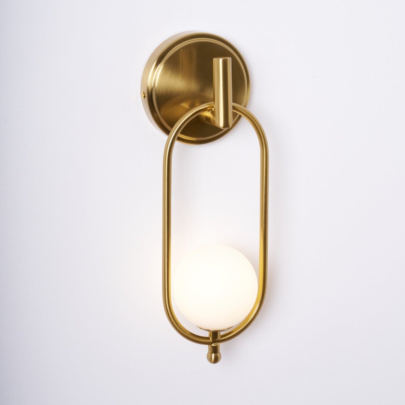 Cumirisra Modern Minimalist Brass Glass Wall Light - Blowlighting