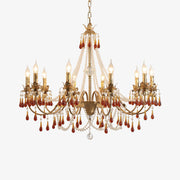 Ormirara Postmodern Luxury Amber Crystal Chandelier - Blowlighting
