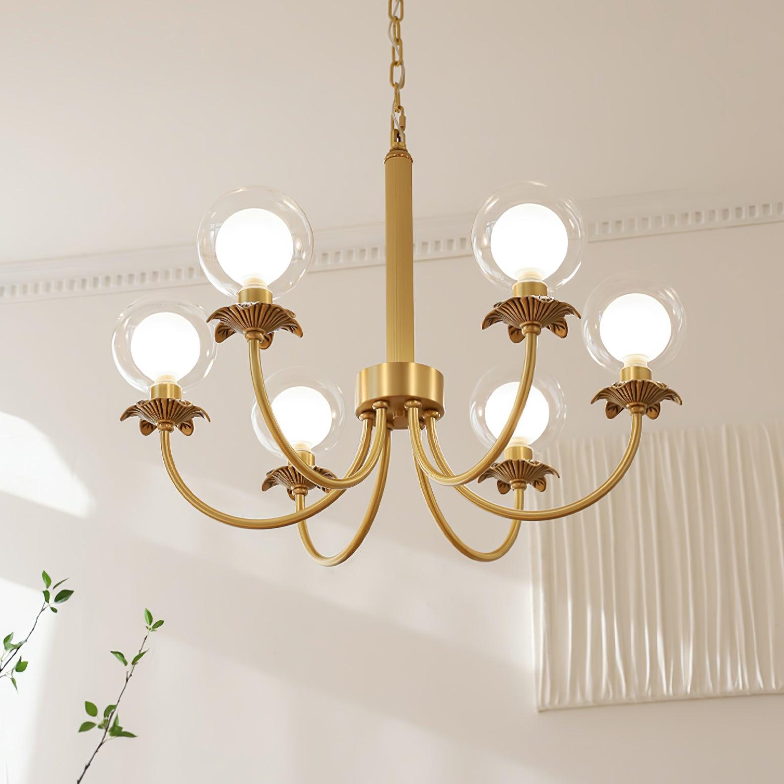 Crown Classic Glass Chandelier - Blowlighting
