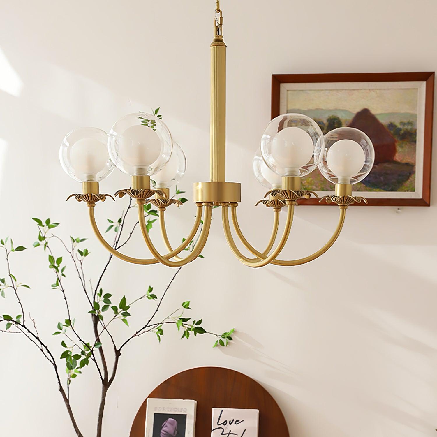 Crown Classic Glass Chandelier - Blowlighting