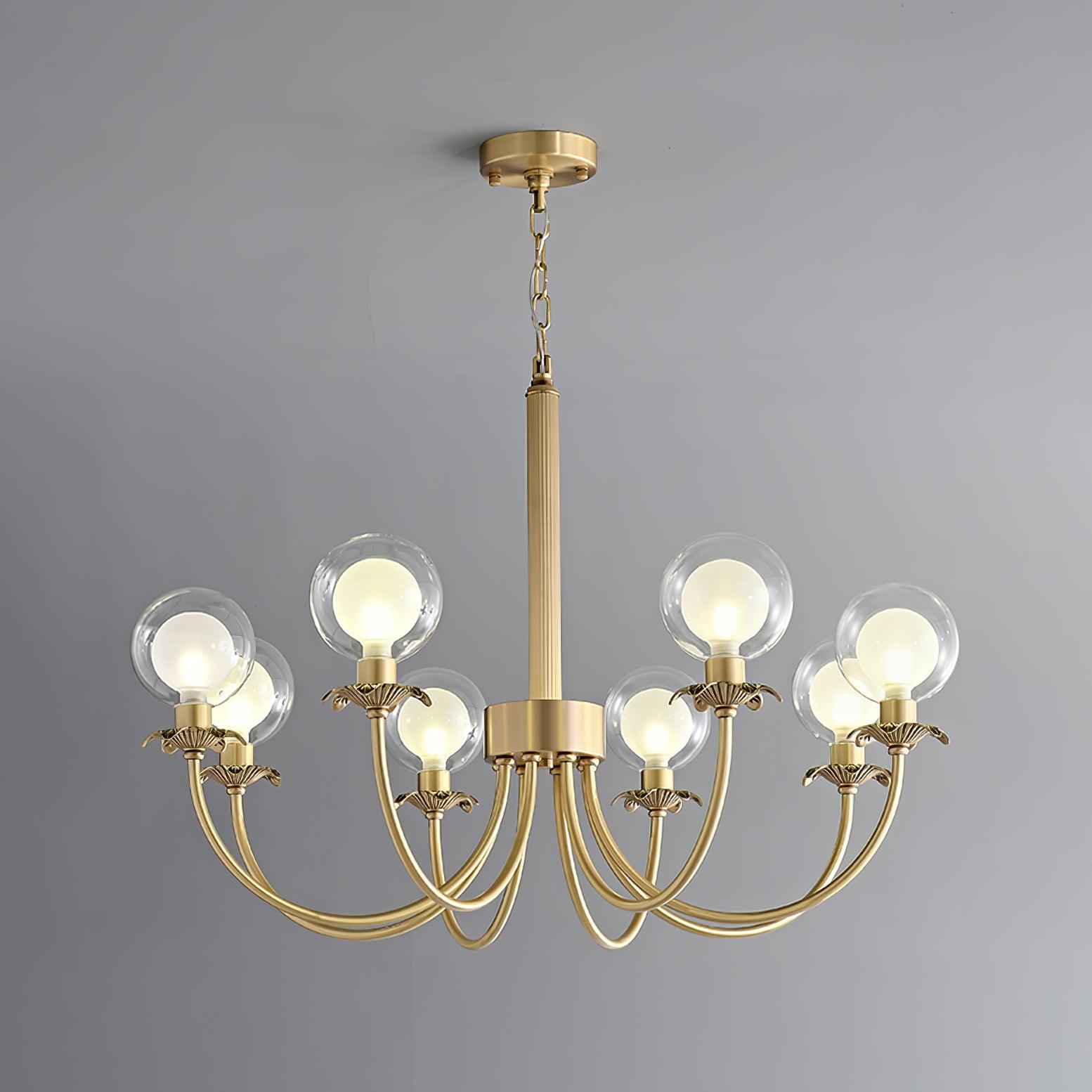Crown Classic Glass Chandelier - Blowlighting