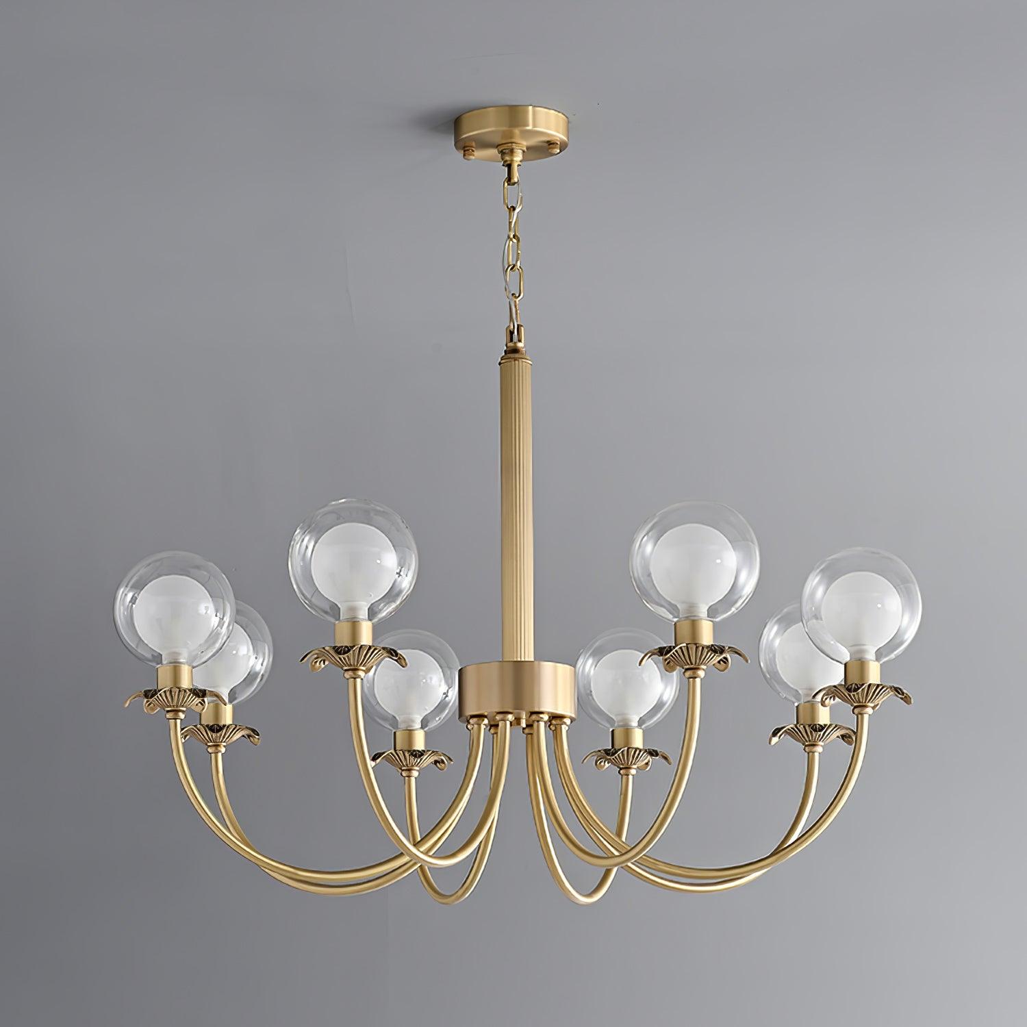 Crown Classic Glass Chandelier - Blowlighting