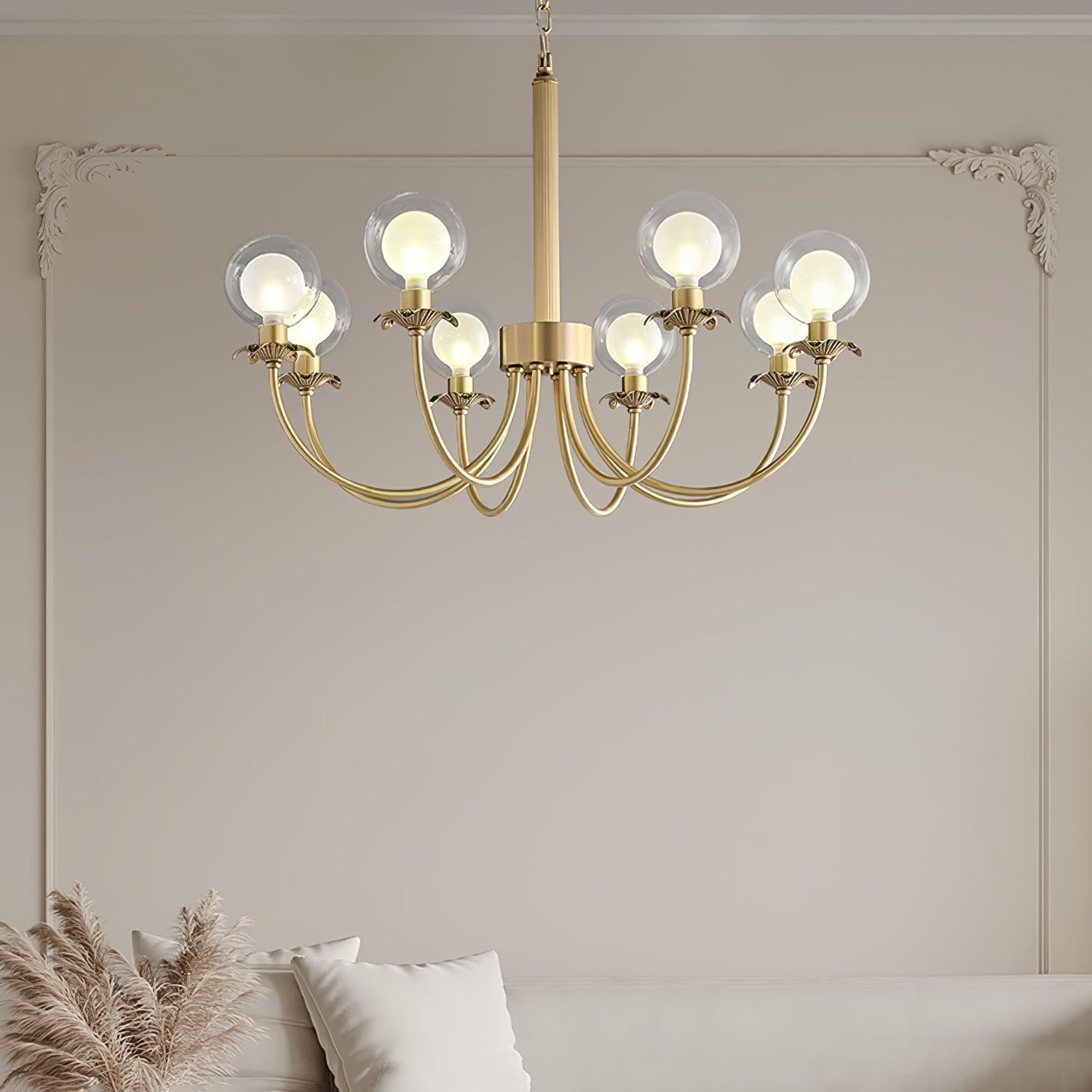 Crown Classic Glass Chandelier - Blowlighting