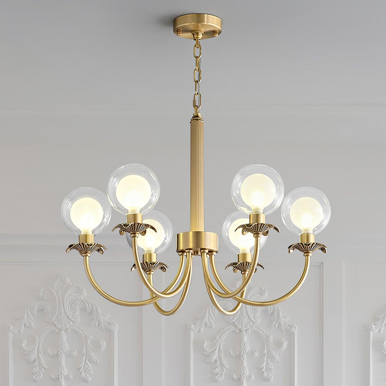 Crown Classic Glass Chandelier - Blowlighting