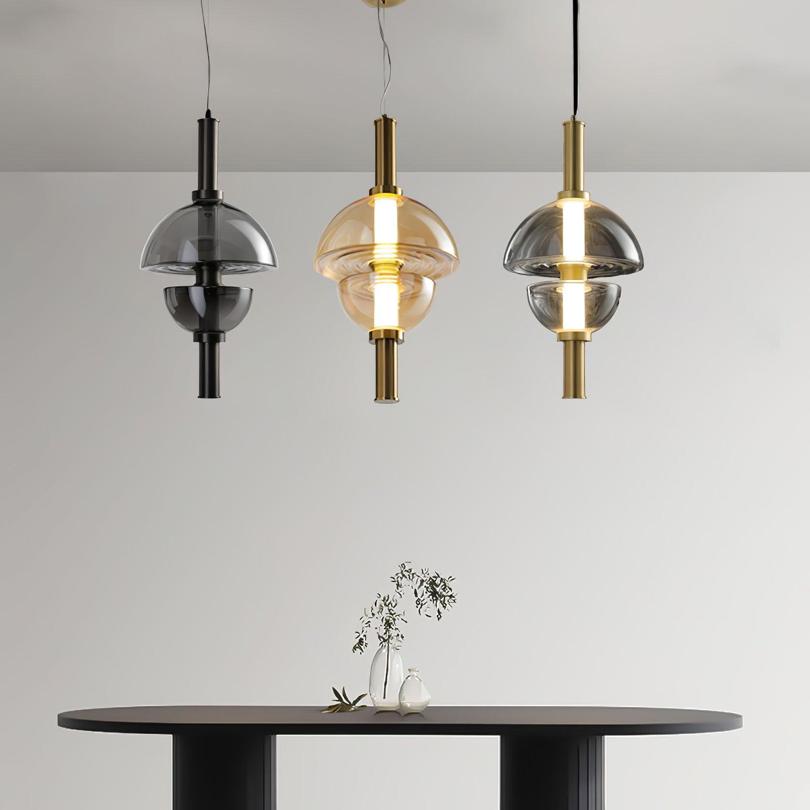 Aura Contemporar Glass Pendant Lamp - Blowlighting