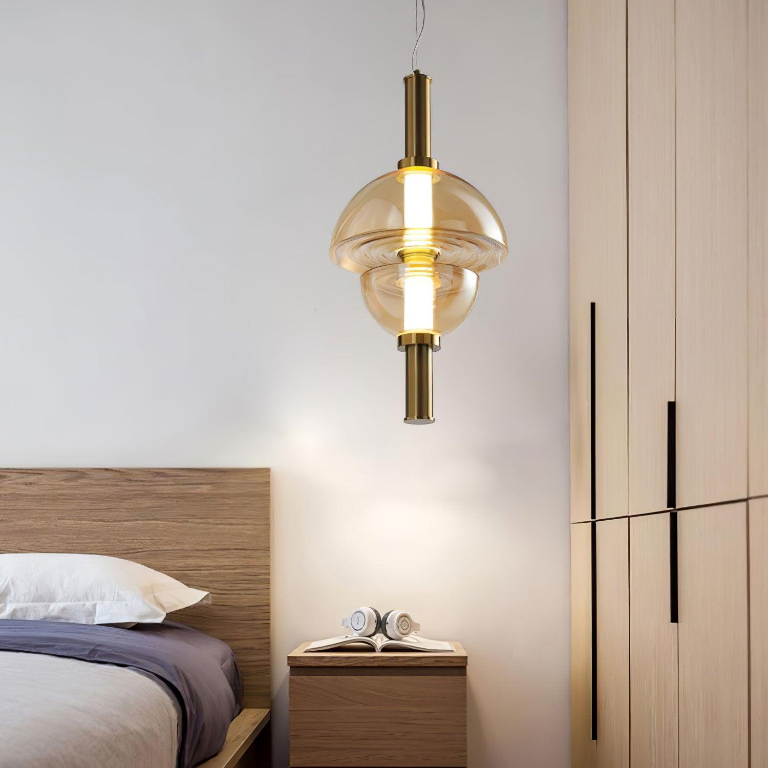 Aura Contemporar Glass Pendant Lamp - Blowlighting