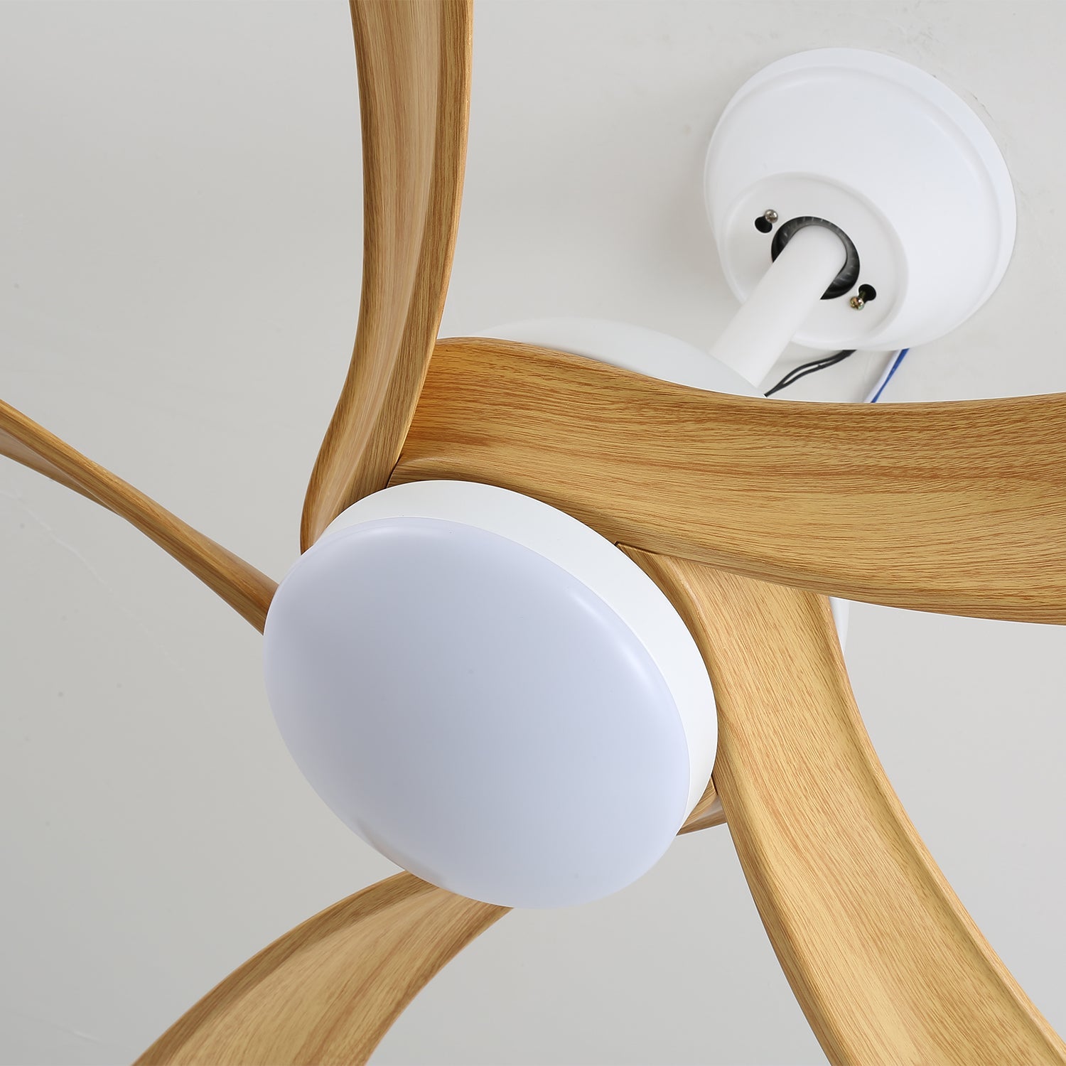 Sylven Modern Wood Ceiling Fan Light - Blowlighting