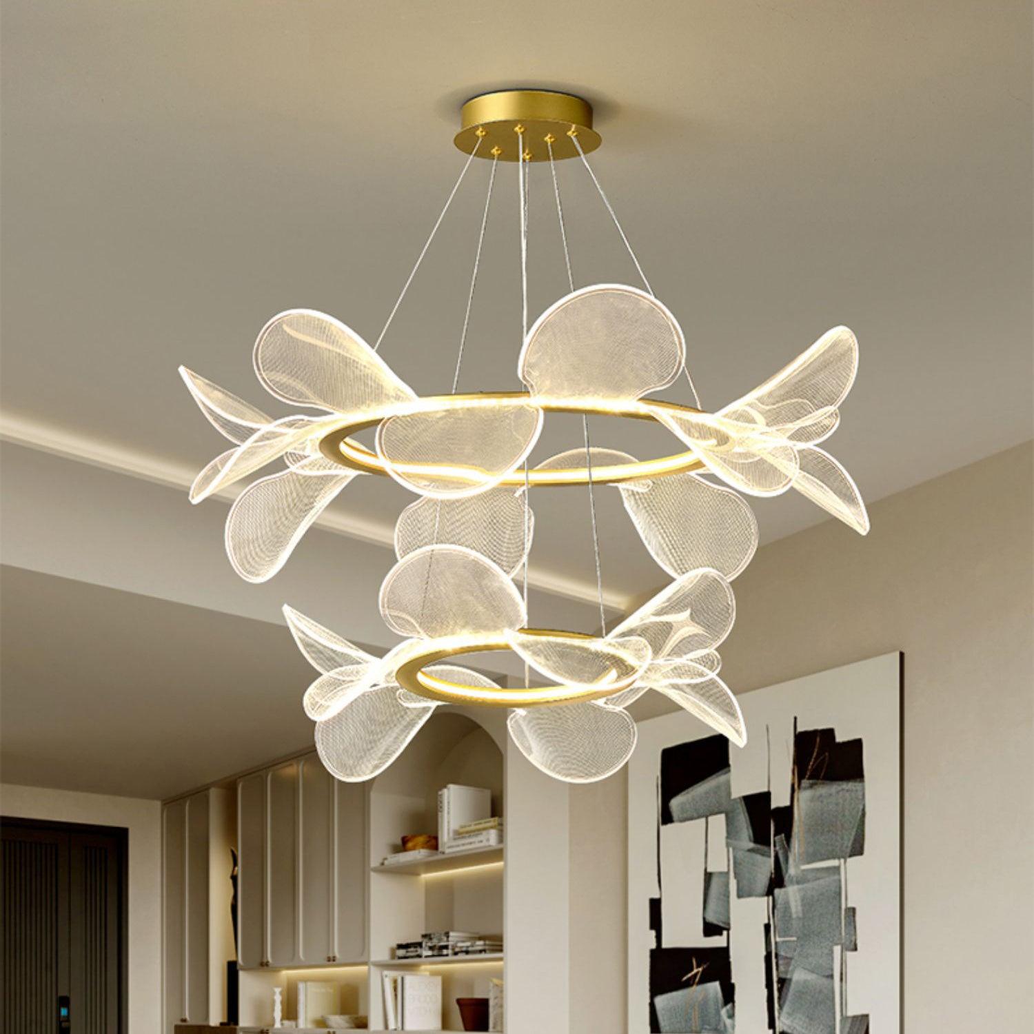 Bain Flying Flowers Chandelier - Blowlighting