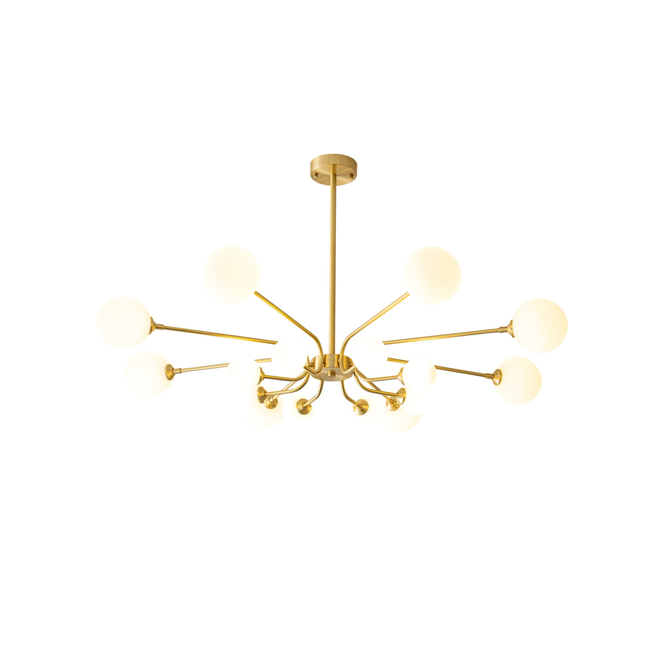 Aurora Chandelier Globe Arm Modern - Blowlighting