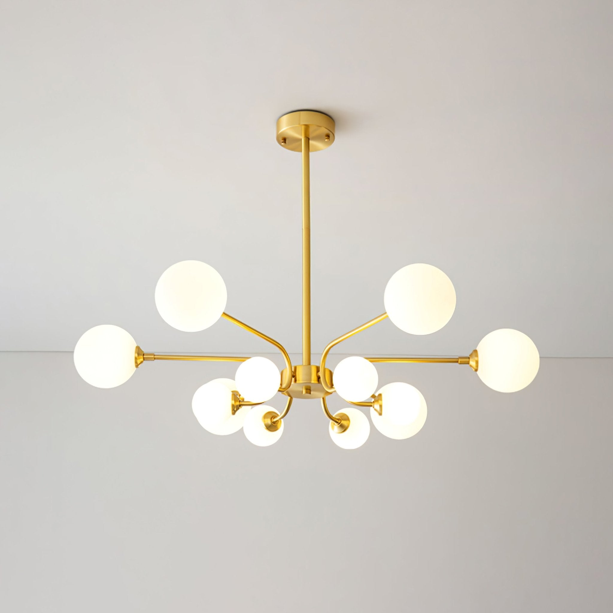 Aurora Chandelier Globe Arm Modern - Blowlighting