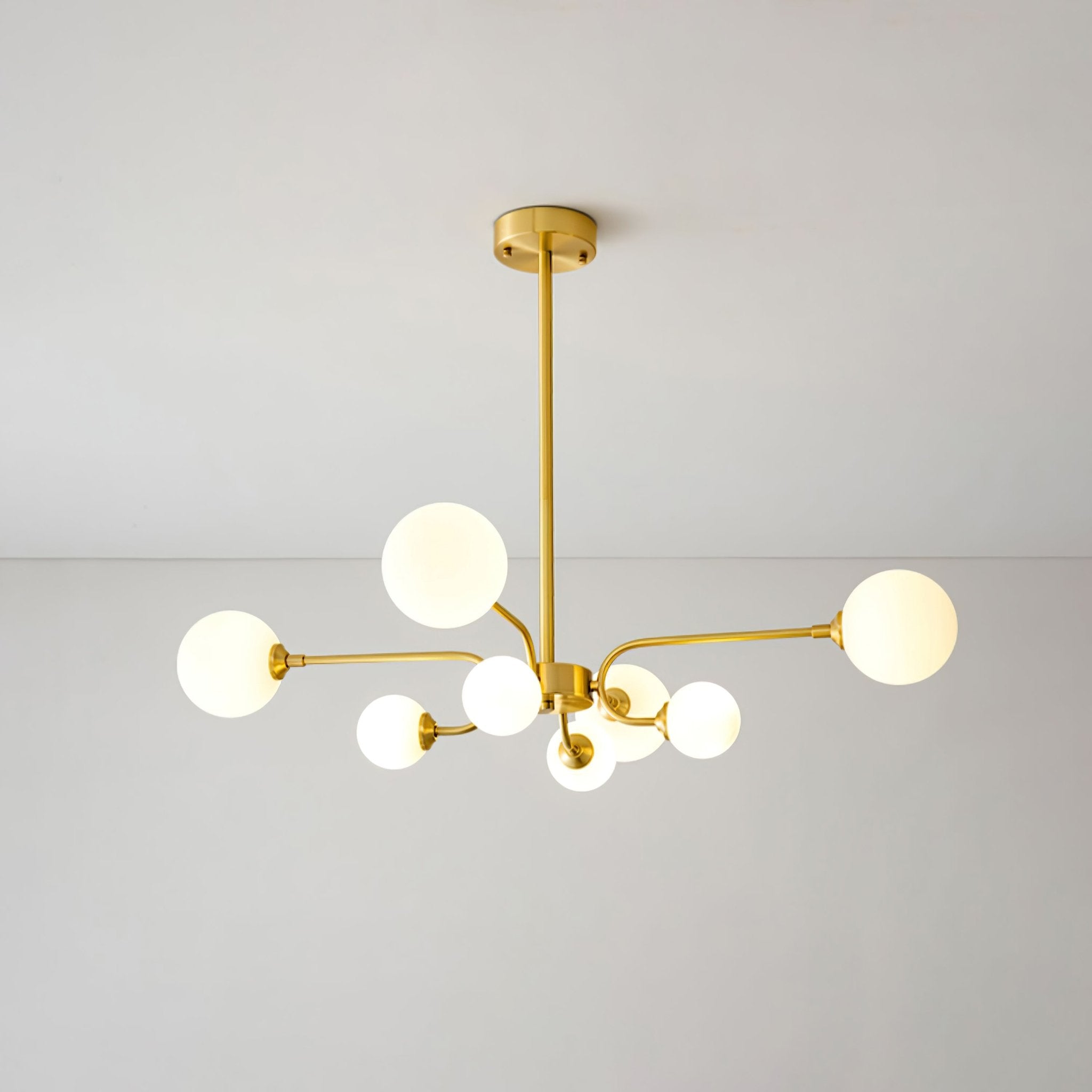 Aurora Chandelier Globe Arm Modern - Blowlighting